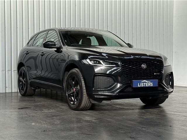 Black Used 2022 Jaguar F-Pace R-Dynamic SUV | £25,290 (Good price) - Image 1/4