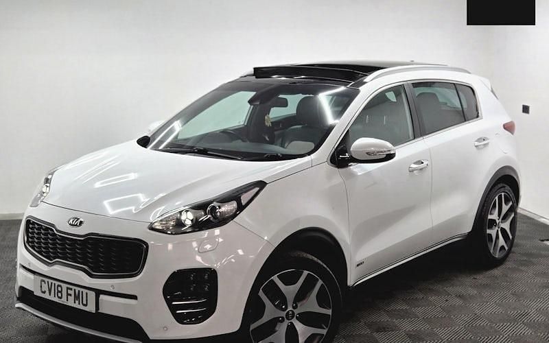 Used Kia Sportage GT-Line S 185 HP (136 kW) 2018 White SUV