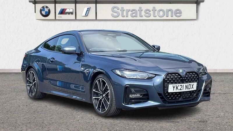 Blue Used 2021 BMW 420 M Sport Coupe | £27,199 (Expensive) - Image 1/3