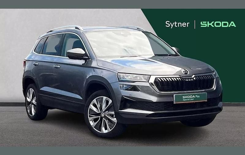 Graphite grey metallic Used 2024 Skoda Karoq SE L SUV | £25,250 (Fair price) - Image 1/4