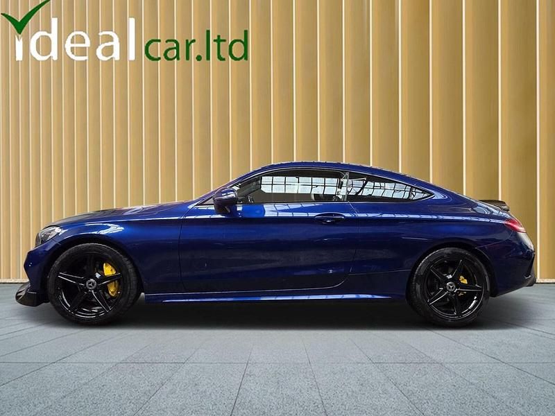 Used Mercedes C220 AMG line 2016 Blue Coupe