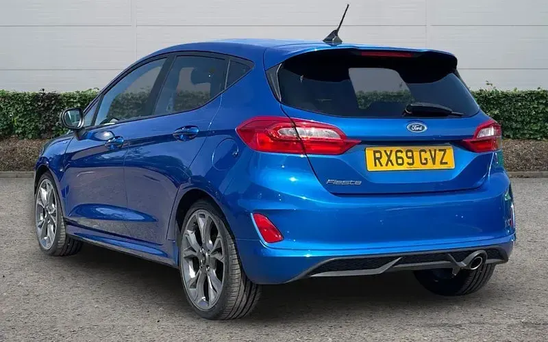 Used Ford Fiesta ST-Line 125 HP (91 kW) 2019 Blue Hatchback