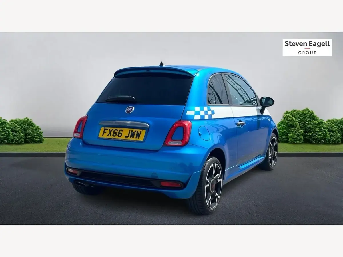 Used Fiat 500 S 2016 Blue Hatchback