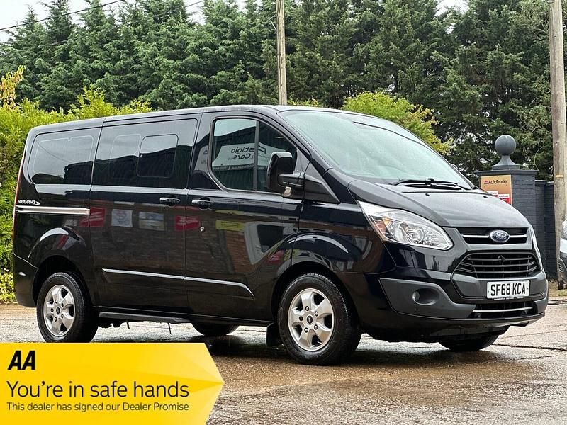 Black Used 2018 Ford Tourneo Custom Titanium | £12,490 (Super price) - Image 1/2
