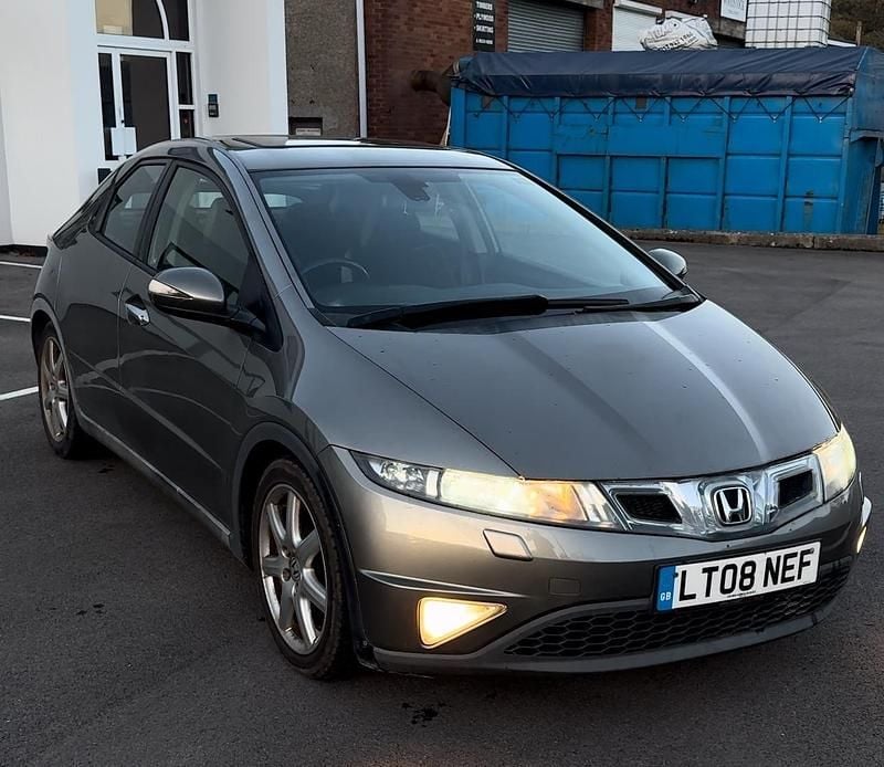 Grey Used 2008 Honda Civic EX Hatchback | £3,450 (Fair price) - Image 1/4