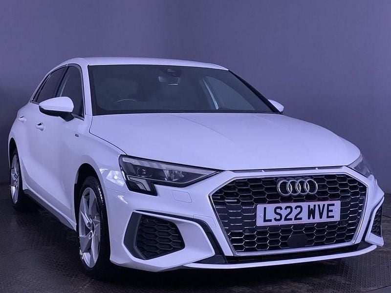 Used Audi A3 Sportback S-Line 2022 White Hatchback