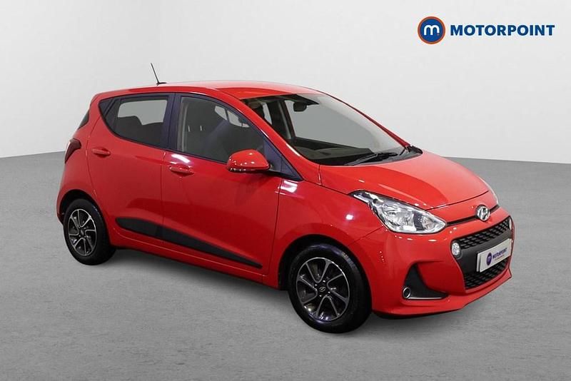 Red Used 2019 Hyundai i10 Premium Hatchback | £8,399 (Fair price) - Image 1/4