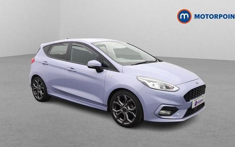 Used Ford Fiesta ST-Line 155 HP (114 kW) 2021 Blue Hatchback
