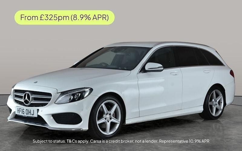 Used 2018 Mercedes C200 AMG line Estate | £12,520 (Good price) - Image 1/2
