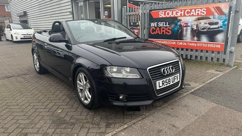 Black Used 2008 Audi A3 Cabriolet Sport Cabriolet | £1,595 (Super price) - Image 1/4