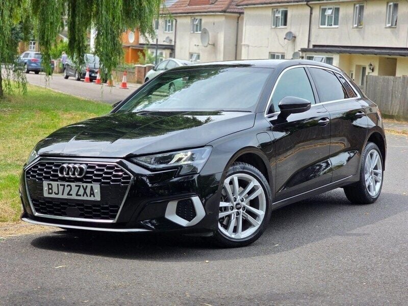 Black Used 2022 Audi A3 Sportback e-tron Sport Sedan | £15,499 (Super price) - Image 1/4