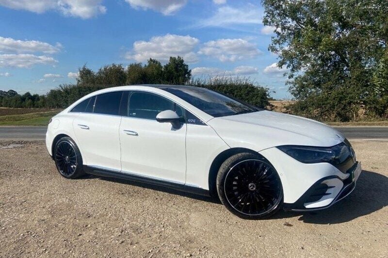 White Used 2023 Mercedes EQE300 AMG Line Premium Plus Sedan | £44,995 (Expensive) - Image 1/1