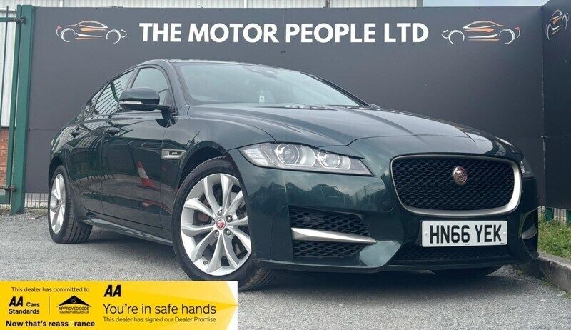 Green Used 2016 Jaguar XF R-Sport Sedan | £9,300 (Fair price) - Image 1/4