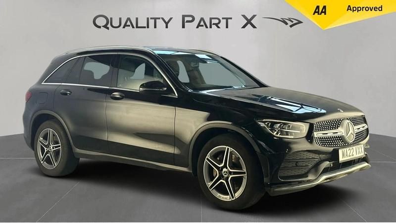 Black Used 2022 Mercedes GLC220 AMG line Estate | £24,200 (Good price) - Image 1/4