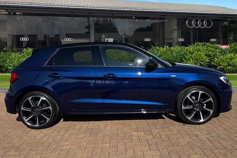 New Audi A1 Sportback Black Edition 2026 Blue Hatchback