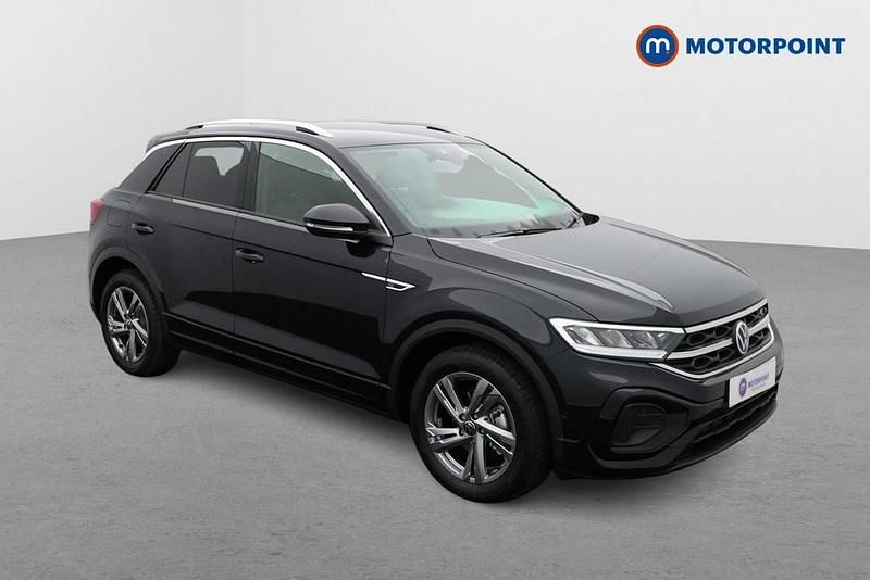Black New 2024 VW T-Roc R-line SUV | £26,099 (Good price) - Image 1/4