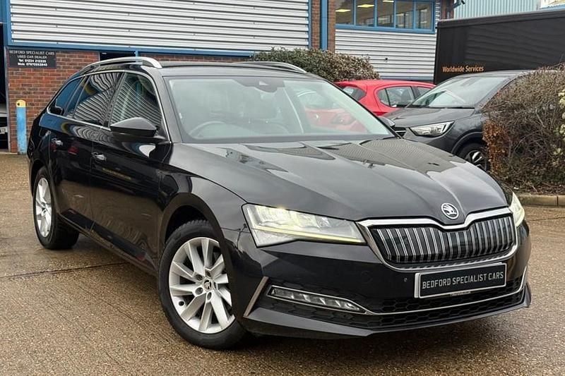 Black Used 2021 Skoda Superb SE Technology Estate | £10,495 (Fair price) - Image 1/1