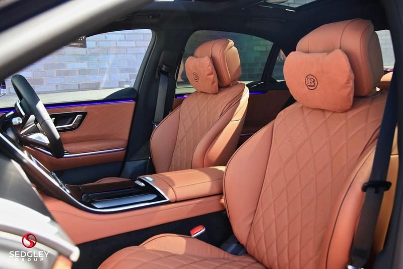 Used Mercedes S500L AMG line 500 HP (367 kW) 2022 Blue Sedan