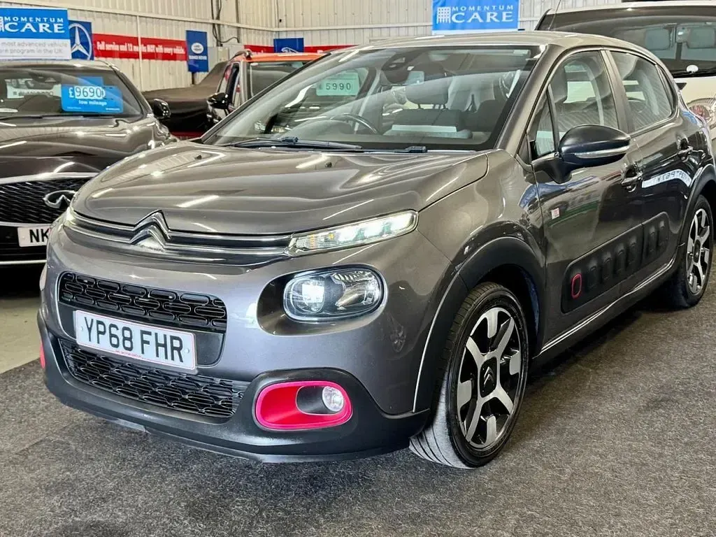 Used Citroën C3 PureTech 82 HP (60 kW) 2018 Grey Hatchback