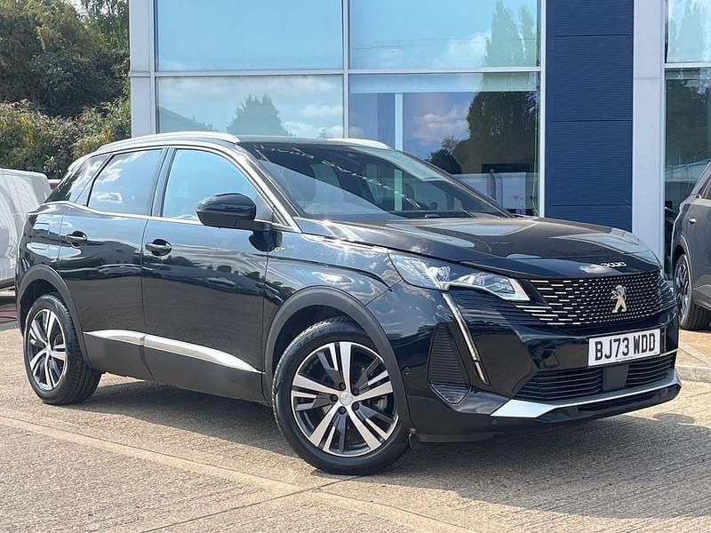 Black Used 2023 Peugeot 3008 GT SUV | £18,995 (Good price) - Image 1/4