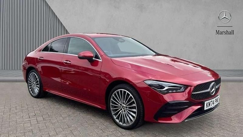 Red Used 2024 Mercedes CLA250e AMG Line Premium Sedan | £29,380 (Fair price) - Image 1/4