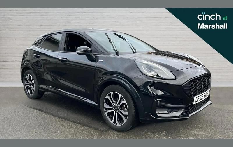 Black Used 2022 Ford Puma Gen-E ST-Line SUV | £14,293 (Good price) - Image 1/4