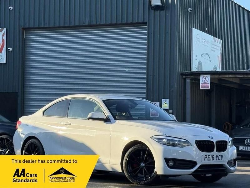 White Used 2018 BMW 218 Sport Line Coupe | £8,490 (Good price) - Image 1/4