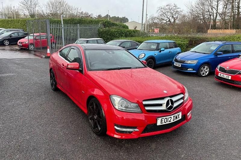 Red Used 2012 Mercedes C220 AMG Coupe | £4,995 (Fair price) - Image 1/1