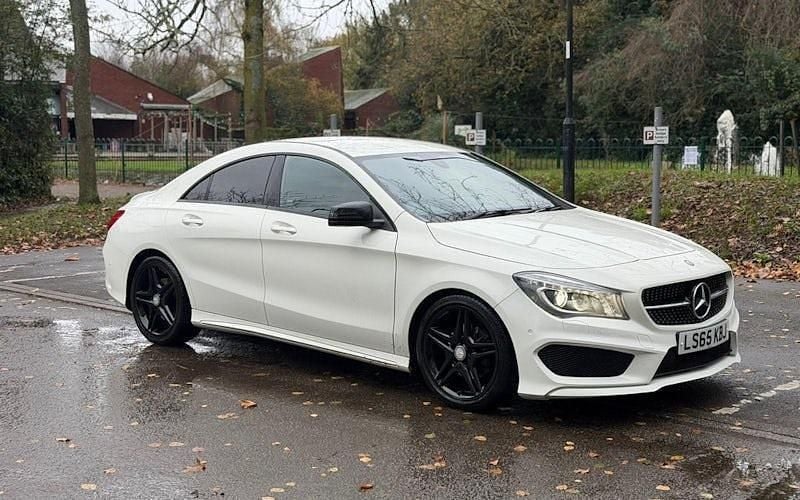White Used 2015 Mercedes CLA200 AMG Sedan | £9,495 (Fair price) - Image 1/4