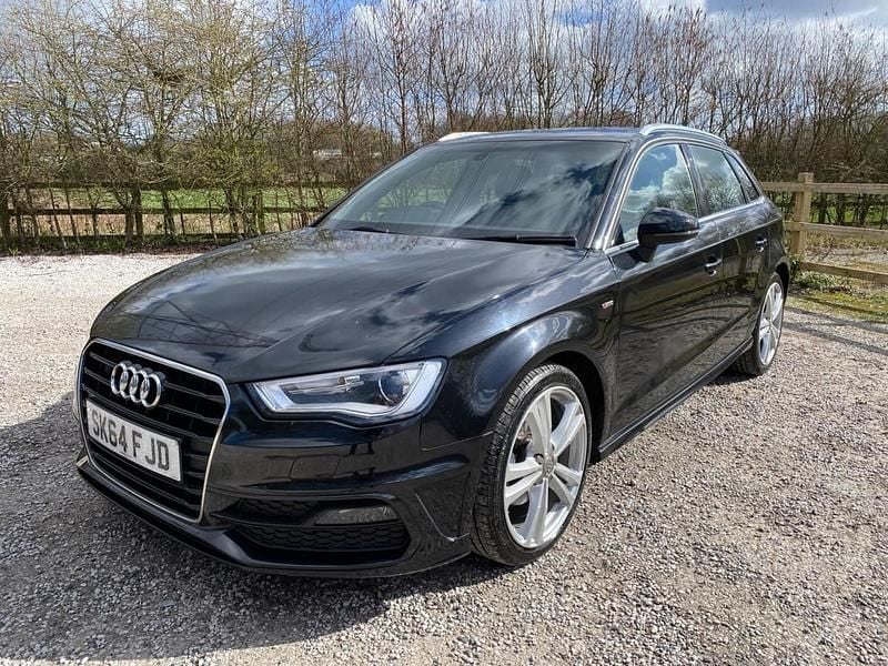 Used Audi A3 Sportback S-Line 150 HP (110 kW) 2014 Black Hatchback