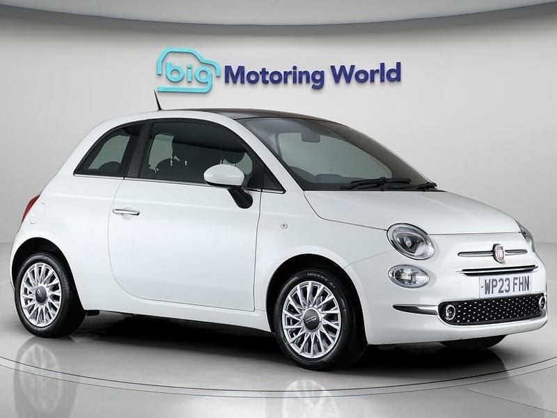 White Used 2023 Fiat 500 S Hatchback | £8,300 (Good price) - Image 1/4