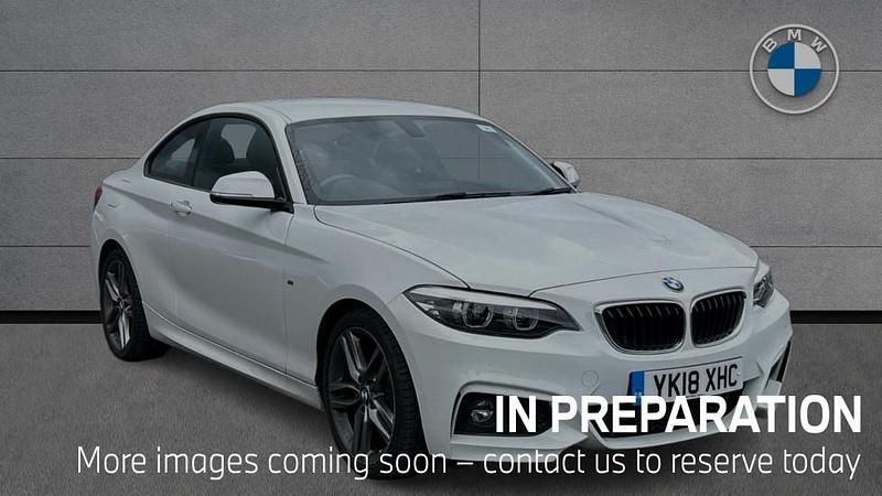 White Used 2018 BMW 218 M Sport Coupe | £14,940 (Fair price) - Image 1/4