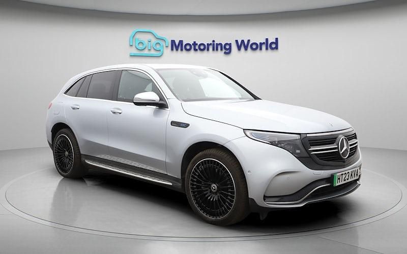 Used Mercedes EQC400 AMG line 300 kW (408 HP) 2023 Silver SUV