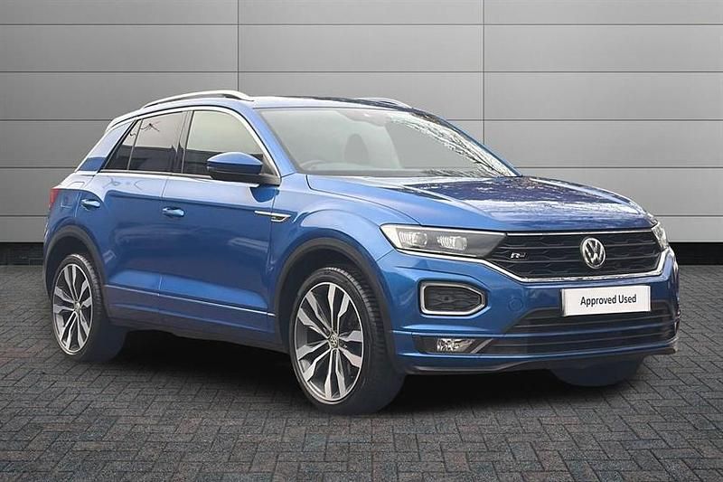 Blue Used 2020 VW T-Roc R-line SUV | £18,490 (Fair price) - Image 1/4