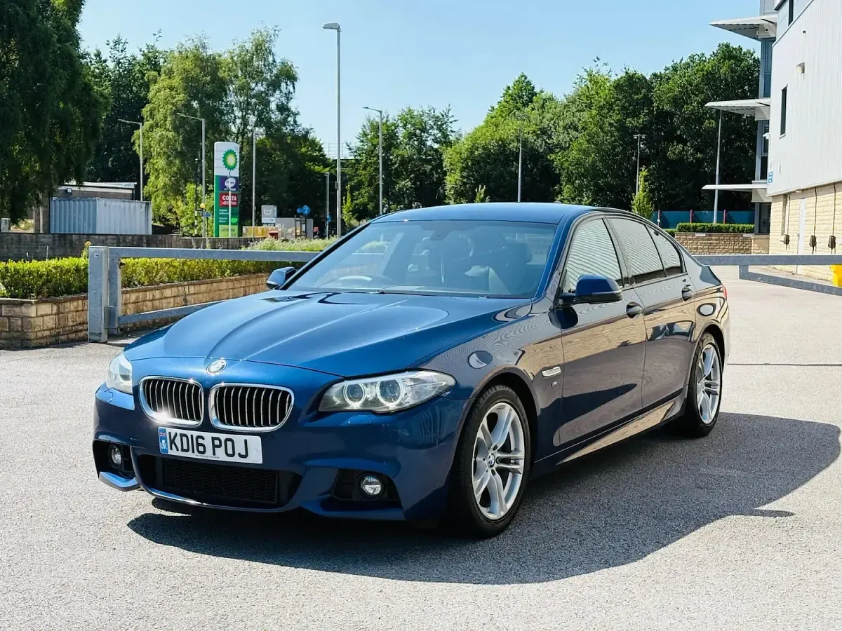 Used BMW 520 M Sport 190 HP (139 kW) 2016 Blue Sedan
