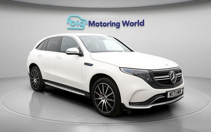 Used Mercedes EQC400 AMG line 300 kW (408 HP) 2022 White SUV