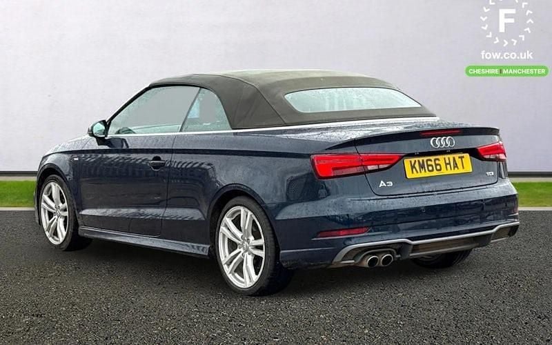 Usado Audi A3 Cabriolet S-Line 150 HP (110 kW) 2017 Azul Cabrios