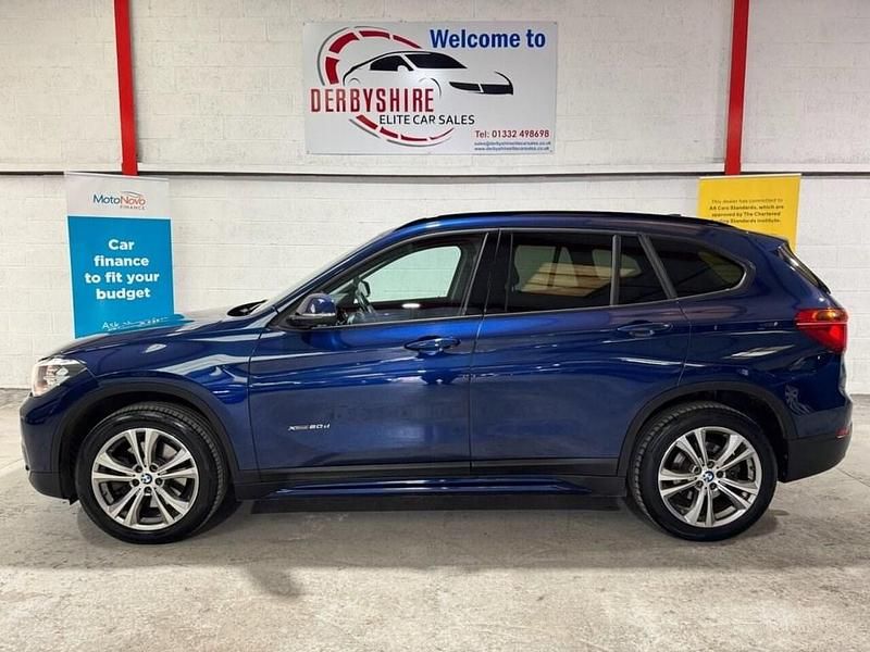Used BMW X1 Sport Line 190 HP (139 kW) 2017 Blue SUV