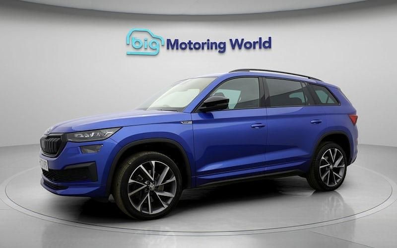 Used Skoda Kodiaq SportLine 200 HP (147 kW) 2023 Blue SUV