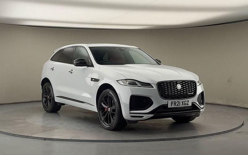 Used Jaguar F-Pace R-Dynamic 204 HP (150 kW) 2021 Exterior paint  yulong white SUV