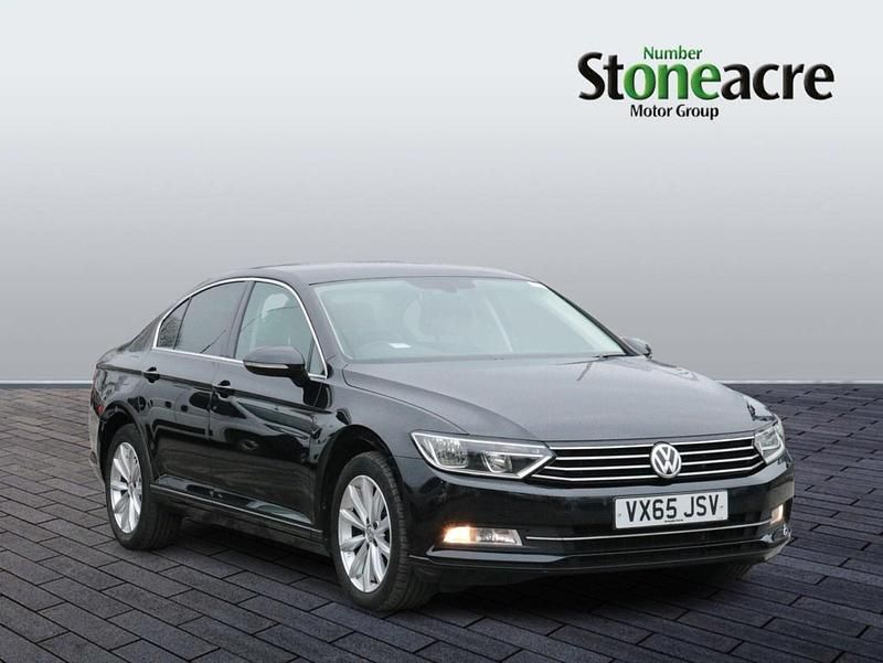 Black Used 2015 VW Passat Business Sedan | £10,495 (Good price) - Image 1/2