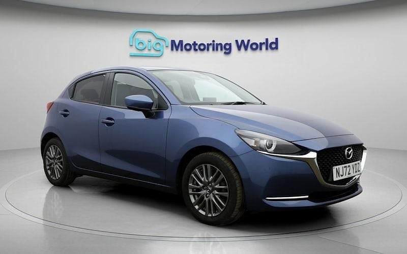 Usado Mazda 2 Inclusive 90 HP (66 kW) 2022 Azul Citadino