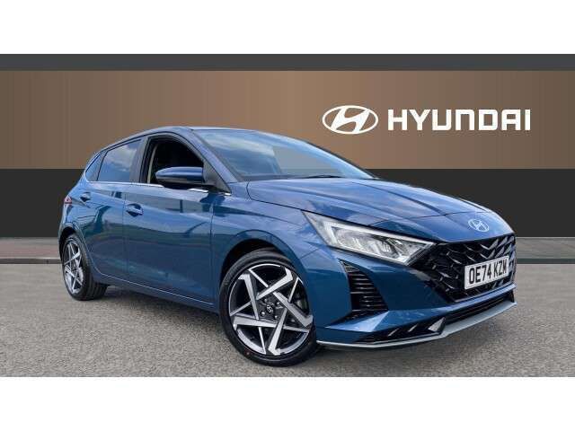 Blue Used 2024 Hyundai i20 Premium Hatchback | £18,542 (A bit pricey) - Image 1/4