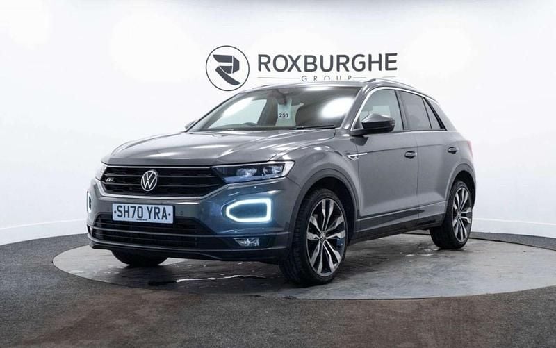 Usado VW T-Roc R-line 150 HP (110 kW) 2021 Cinzento SUV