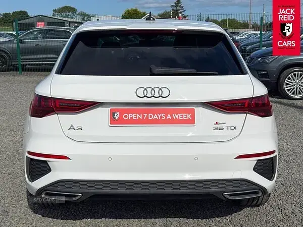 Used Audi A3 S-Line 184 HP (135 kW) 2020 White Sedan