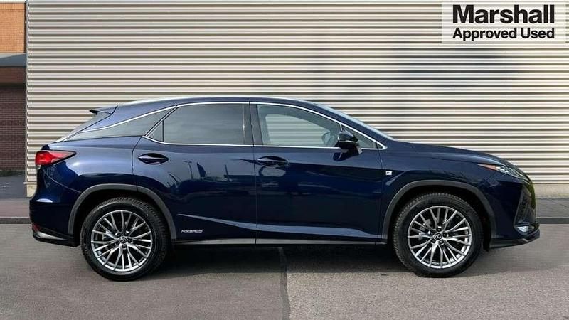 Used Lexus RX450h Sport Line 313 HP (230 kW) 2021 Blue SUV
