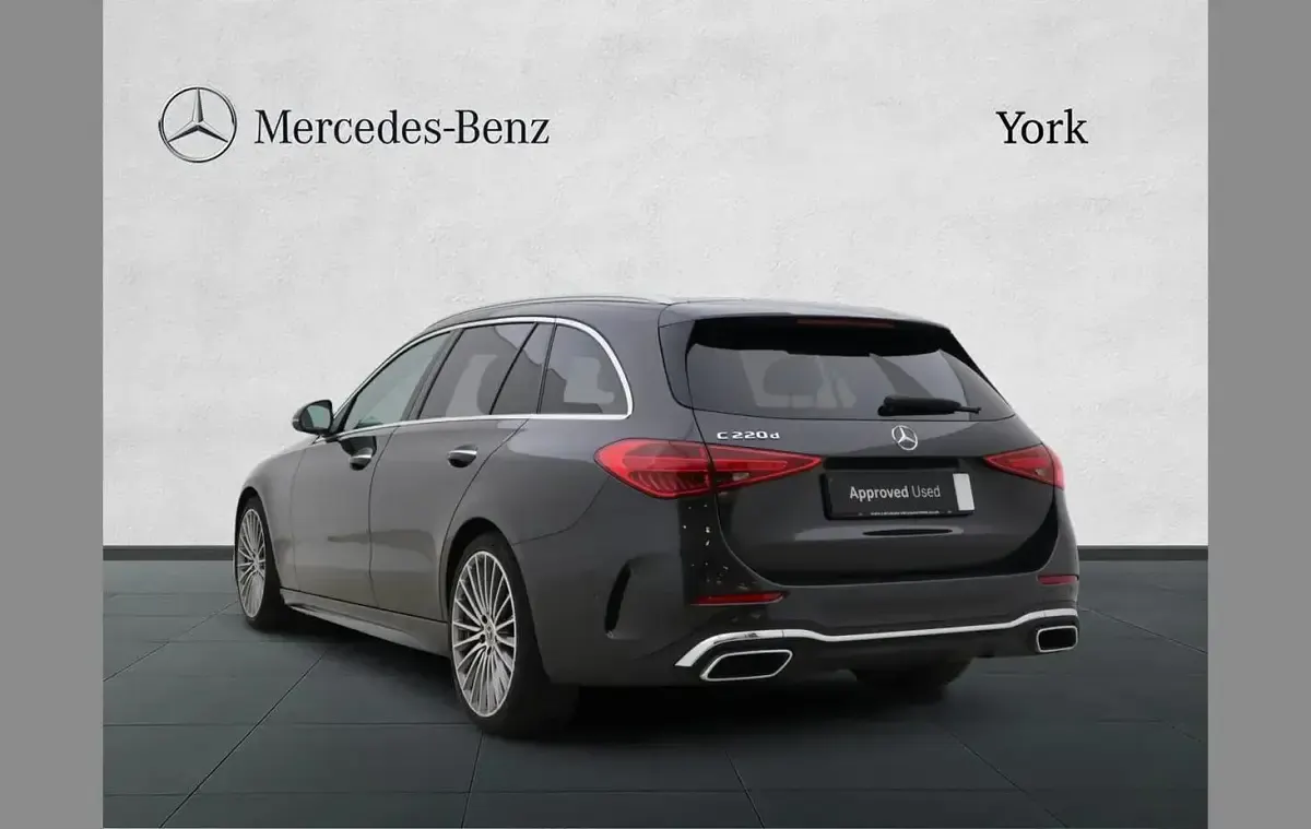 Used Mercedes C220 AMG Line Premium 196 HP (144 kW) 2022 Grey Estate