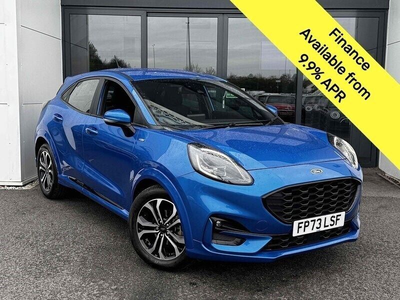 Desert island blue (exclusive paint) Used 2023 Ford Puma ST-Line SUV | £12,995 - Image 1/3