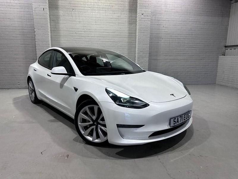 White Used 2021 Tesla Model 3 Sedan | £17,400 (Fair price) - Image 1/4