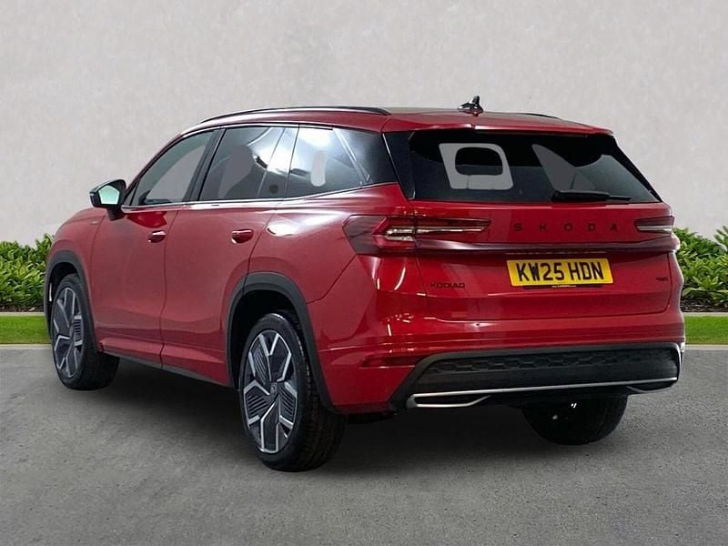 Used Skoda Kodiaq SportLine 193 HP (141 kW) 2025 Velvet red metallic SUV